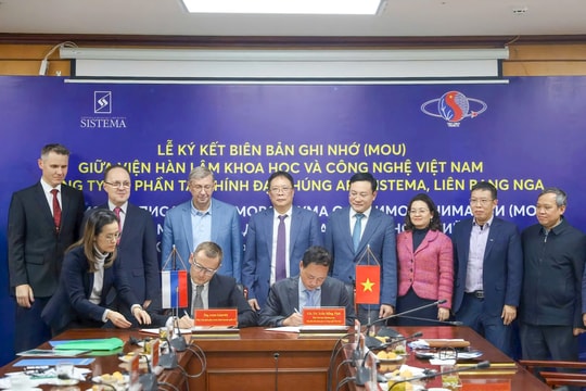 Viện Hàn lâm KH&CN Việt Nam hợp tác với đối tác Nga phát triển công nghệ chiến lược
