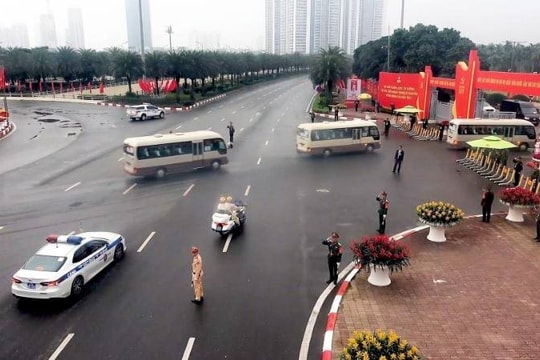 Camera AI và “làn sóng xanh”: Giải pháp đột phá bảo đảm giao thông thông suốt phục vụ Đại hội XIV