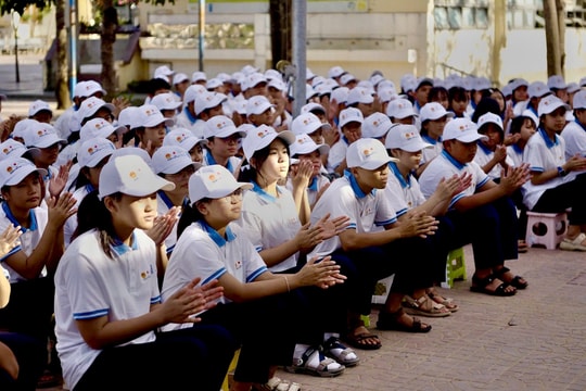Gia Lai: Diễn tập phòng, chống đa thiên tai cho học sinh THCS