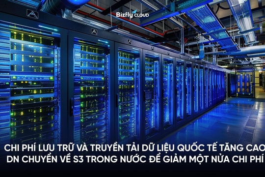 Bizfly Simple Storage giúp doanh nghiệp giảm một nửa chi phí lưu trữ và truyền tải dữ liệu
