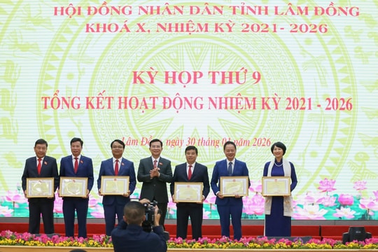 Hội đồng Nhân dân tỉnh Lâm Đồng khóa X tổng kết nhiệm kỳ 2021 - 2026