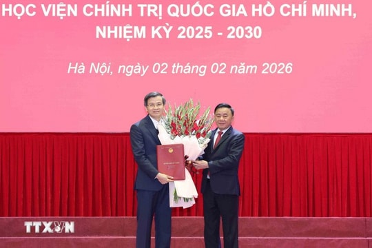 Đồng chí Đoàn Minh Huấn giữ chức Bí thư Đảng ủy Học viện Chính trị quốc gia Hồ Chí Minh