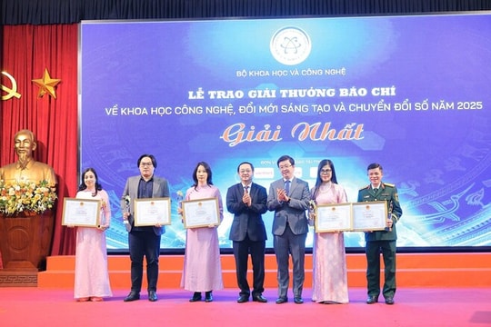 22 tác phẩm đoạt Giải thưởng báo chí về khoa học, công nghệ, đổi mới sáng tạo và chuyển đổi số năm 2025