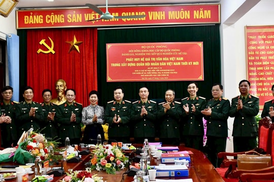 Phát huy hệ giá trị văn hóa Việt Nam trong xây dựng Quân đội nhân dân Việt Nam thời kỳ mới