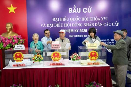 99,68% cử tri cả nước tham gia bầu cử Quốc hội và HĐND