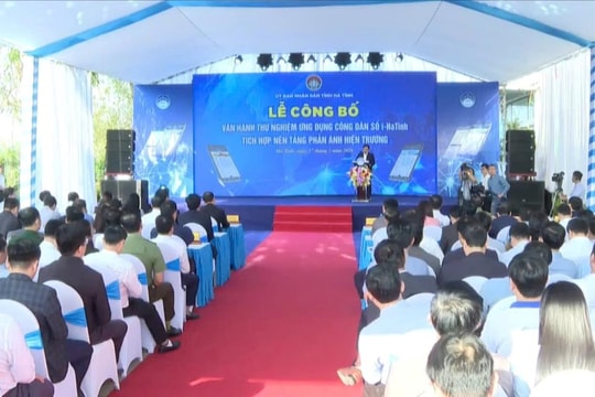 Ra mắt i-HaTinh, thúc đẩy tương tác chính quyền - người dân