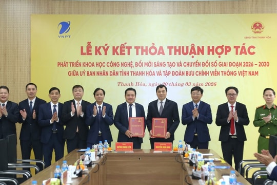 UBND tỉnh Thanh Hoá và VNPT ký kết thoả thuận hợp tác và chính thức vận hành trung tâm IOC