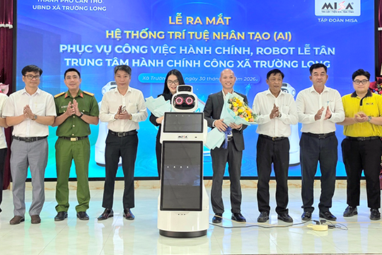 Xã Trường Long (TP Cần Thơ): Ra mắt hệ thống trí tuệ nhân tạo phục vụ công việc hành chính