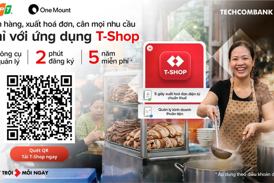 Đưa hộ kinh doanh lên nền tảng số với T-Shop