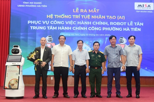 An Giang: Ra mắt hệ thống trí tuệ nhân tạo tại Trung tâm Hành chính công phường Hà Tiên