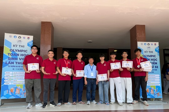 Đội tuyển Olympic toán PTIT 2026 đạt nhiều thành tích ấn tượng tại kỳ thi toàn quốc