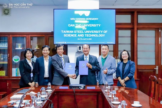 Đại học Cần Thơ và Trường Đại học Khoa học Công nghệ Đài Cương hợp tác đào tạo và nghiên cứu khoa học