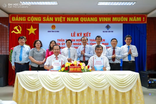 UBND tỉnh Cà Mau và Đại học Cần Thơ tăng cường hợp tác chiến lược