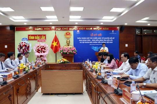 Đắk Lắk và VNPT ký kết hợp tác chuyển đổi số giai đoạn 2026 - 2030