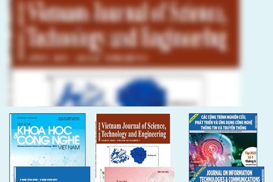 6 ấn phẩm công bố khoa học của Tạp chí KH&CN Việt Nam có mặt trong Danh mục tạp chí đạt tiêu chuẩn khoa học Việt Nam năm 2026