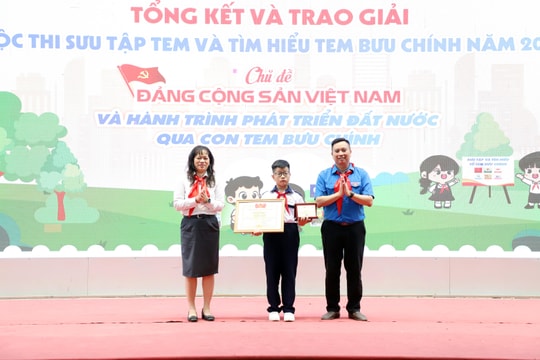 Học sinh Đồng Tháp đạt giải đặc biệt cuộc thi Sưu tập và tìm hiểu tem bưu chính 2026