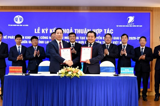 VNPT và Lai Châu ký kết hợp tác chuyển đổi số giai đoạn 2026 - 2030