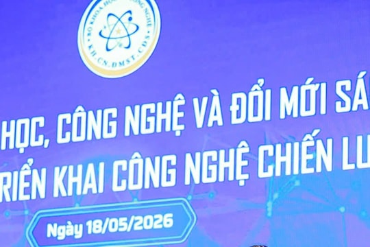 Thủ tướng Chính phủ Lê Minh Hưng phát biểu nhân Ngày KHCN và ĐMST Việt Nam 18/5 /2026