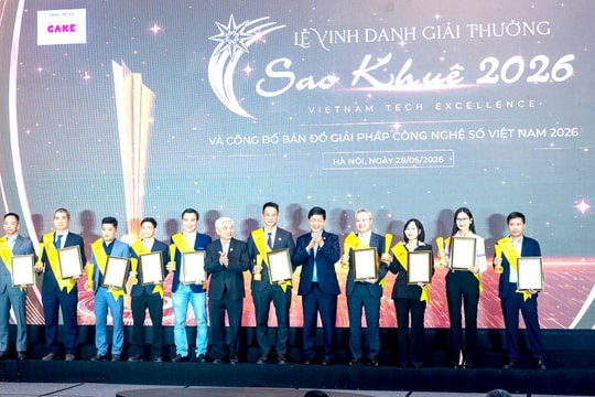 Giải thưởng Sao Khuê 2026 vinh danh 123 nền tảng, dịch vụ và giải pháp số xuất sắc