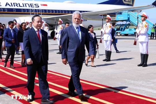 Thủ tướng Timor-Leste đến Hà Nội, bắt đầu thăm chính thức Việt Nam và dự AFF 2026