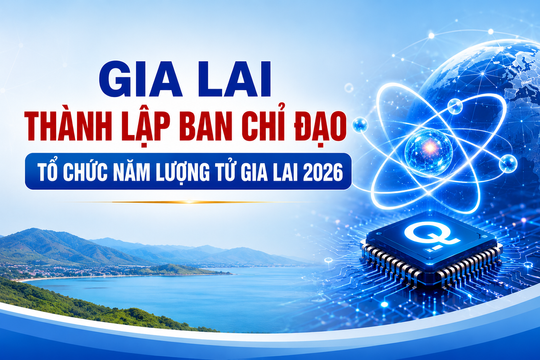 Lập Ban Chỉ đạo tổ chức Năm Lượng tử Gia Lai 2026