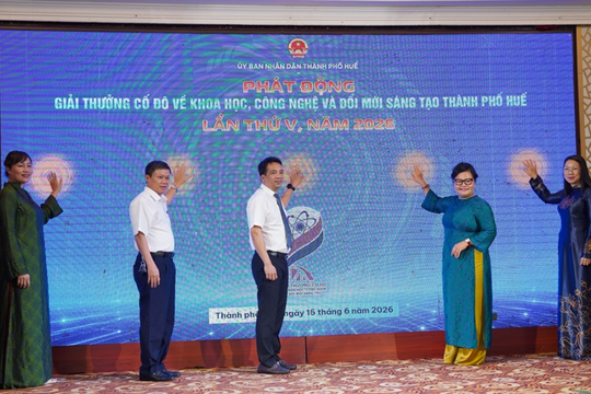 Huế phát động Giải thưởng Cố đô về KHCN và ĐMST 2026 với nhiều điểm mới