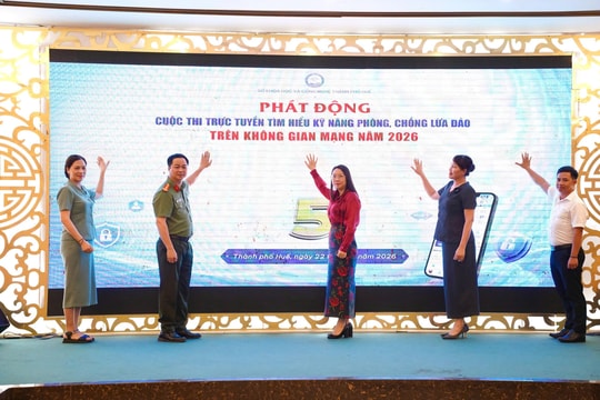 Huế phát động thi tìm hiểu trực tuyến kỹ năng phòng, chống lừa đảo trên không gian mạng