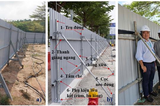 Ứng dụng kinh tế tuần hoàn cho hạng mục tạm trong xây dựng: Nghiên cứu trường hợp hệ hàng rào công trường mô-đun tái sử dụng