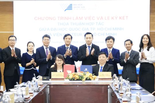 Đại học Quốc gia TP.HCM và Viện Pasteur hợp tác về khoa học sức khỏe