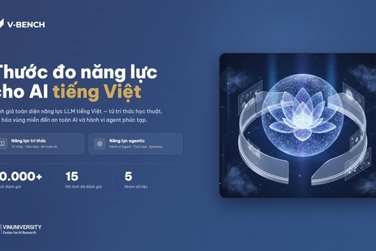VinUni ra mắt V-Bench - bộ công cụ đánh giá năng lực tiếng Việt của các mô hình AI