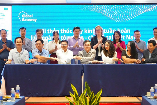 Thúc đẩy kinh tế tuần hoàn liên ngành tôm - lúa - cà phê tại Việt Nam