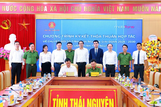 MobiFone đồng hành cùng Thái Nguyên chuyển đổi số đồng bộ