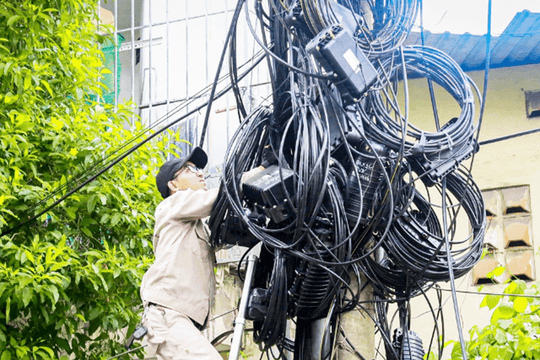 TP. HCM tập trung ngầm hóa cáp viễn thông, xoá "vùng lõm" sóng 5G