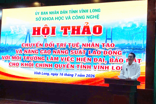 Vĩnh Long thúc đẩy ứng dụng AI tại các cơ quan, đơn vị từ thực tiễn công việc