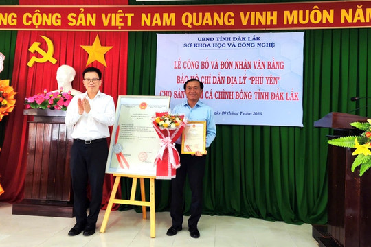 Cấp văn bằng bảo hộ chỉ dẫn địa lý cho sản phẩm cá chình bông Phú Yên