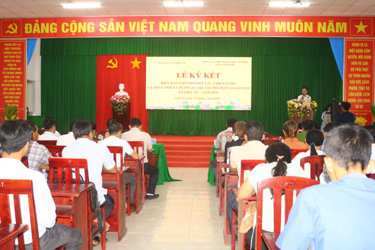 Xã Liêu Tú, thành phố Cần Thơ đẩy mạnh hợp tác, nâng cao chuỗi giá trị lúa gạo ST25 trên địa bàn