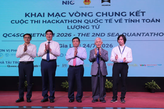 Khai mạc chung kết Hackathon lượng tử quốc tế tại Việt Nam