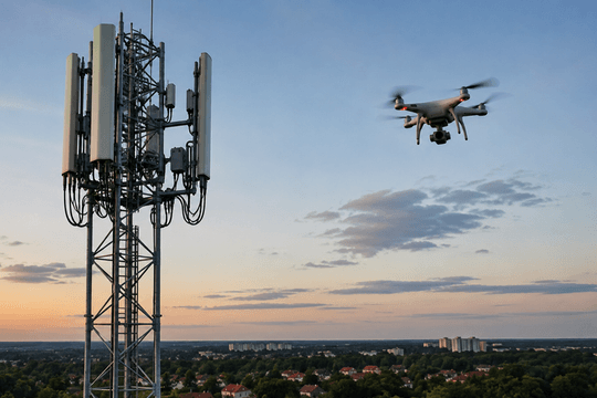 Sử dụng trạm gốc 5G để phát hiện drone: Bước tiến mới của công nghệ ISAC trong mạng di động