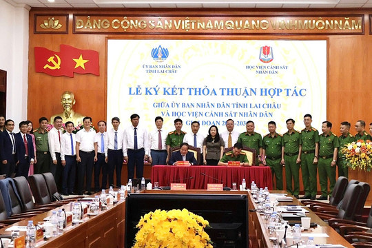 Lai Châu và Học viện Cảnh sát nhân dân hợp tác đẩy mạnh ứng dụng KHCN