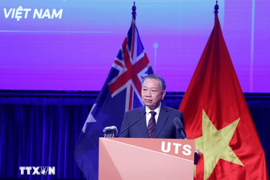 General Secretary and President To Lam: Vietnam and Australia to develop and implement a long-term strategy for connecting science, technology, and innovation