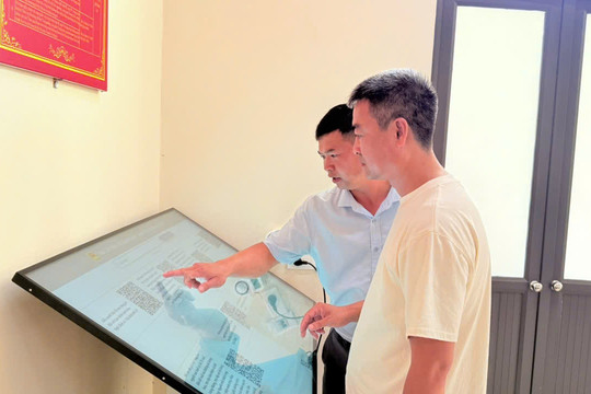 Xã Bản Bo, tỉnh Lai Châu chuyển đổi số, nâng cao hiệu quả quản trị và phục vụ người dân