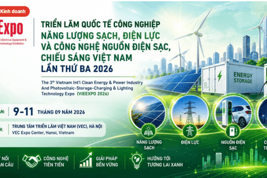 VIEEXPO 2026 - Điểm hẹn của hệ sinh thái điện lực và năng lượng trong giai đoạn chuyển dịch xanh