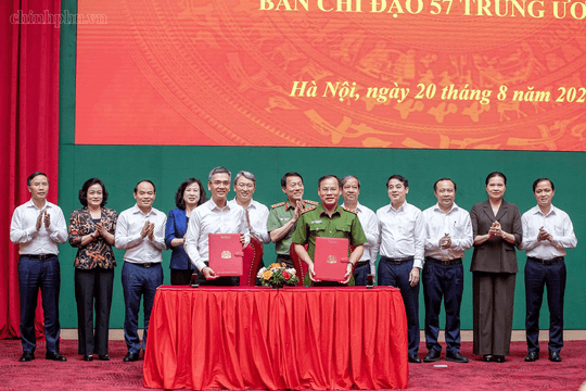 Bàn giao nhiệm vụ Thường trực Ban Chỉ đạo 57 về Bộ Công an
