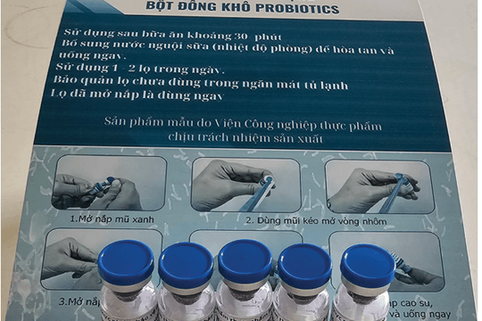 Chế phẩm probiotic an toàn dùng cho người