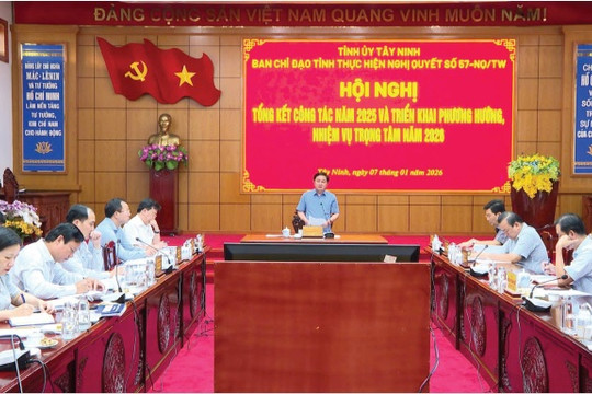 Tây Ninh: Tạo đột phá từ Nghị quyết 57