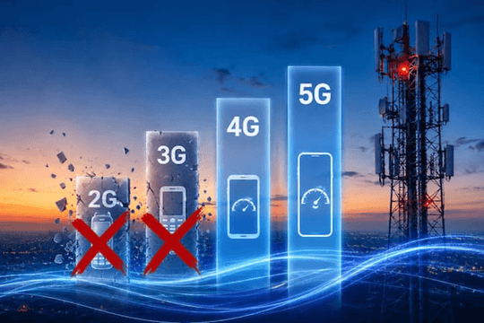 Giữa tháng 9/2026, Việt Nam tắt sóng 2G, khép lại hành trình 30 năm
