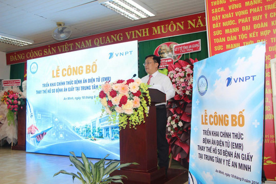 VNPT An Giang phối hợp triển khai hồ sơ bệnh án điện tử tại Trung tâm Y tế An Minh