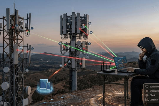 Phát hiện 84 lỗ hổng bảo mật trong mạng lõi 4G và 5G, nguy cơ chiếm quyền phiên kết nối của người dùng