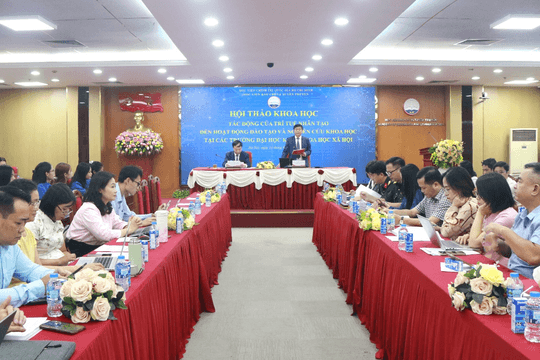 AI trong đào tạo và nghiên cứu khoa học xã hội: Cơ hội và những vấn đề đặt ra