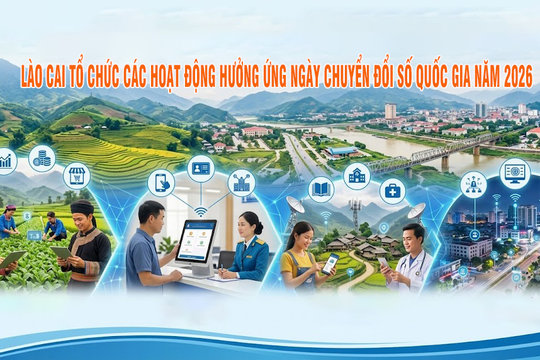 Lào Cai tổ chức nhiều hoạt động hưởng ứng Ngày Chuyển đổi số Quốc gia 2026